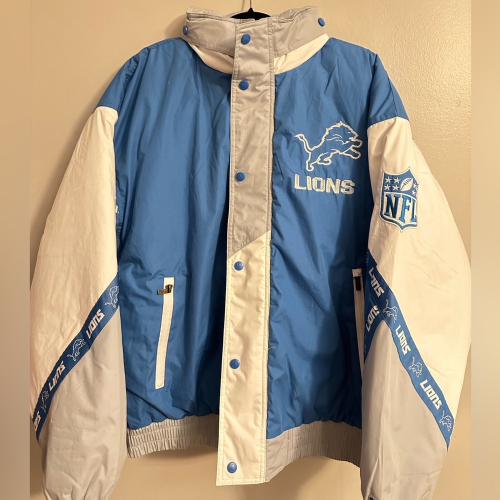 Costco NFL Detroit Lions Pro Player Tape Jacket